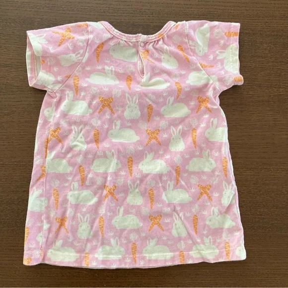 Adorable Pink Bunny and Carrot Dress - Picture 3 of 3